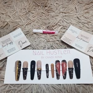 Animal print Valentine's Press On nails